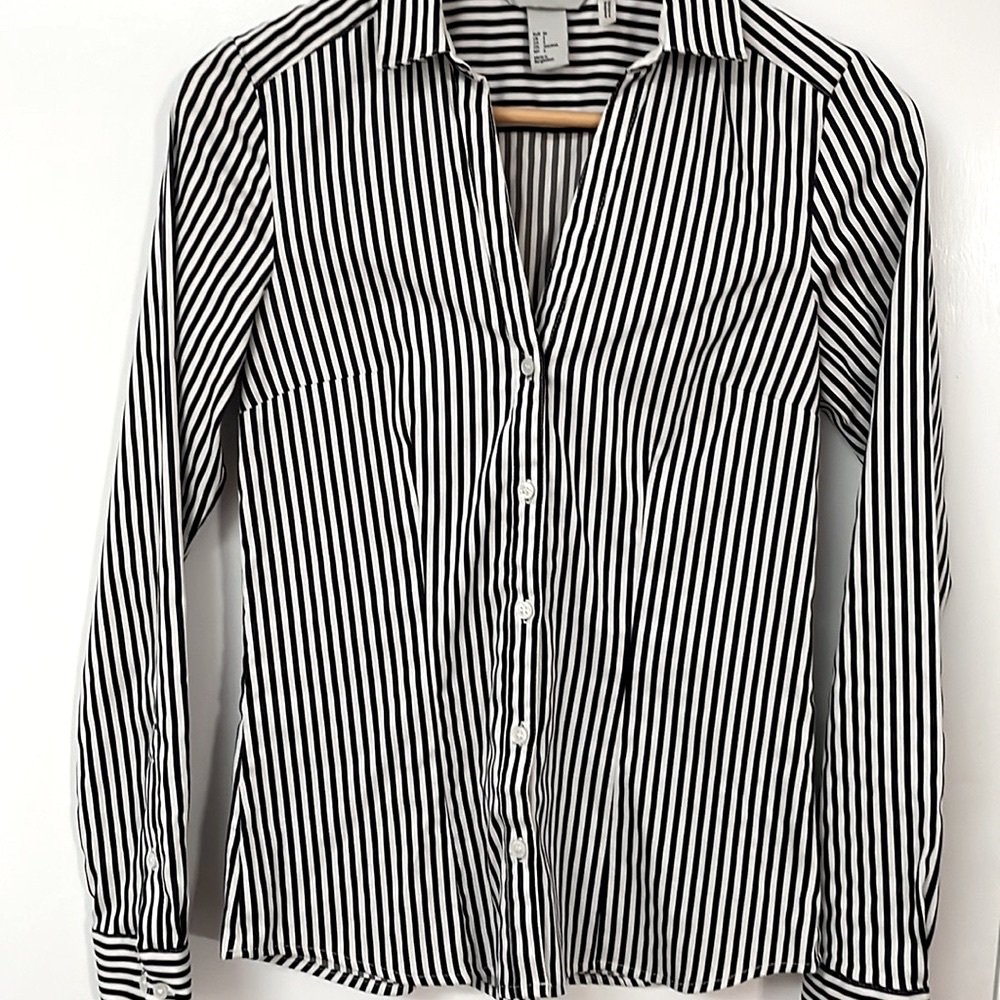 H&M striped blouse